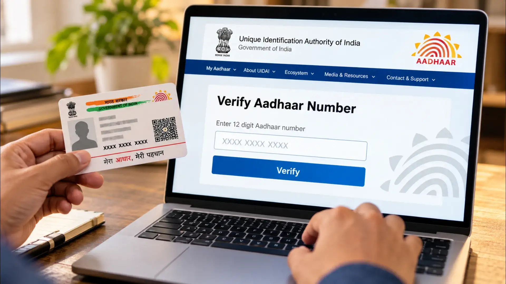 Aadhaar Verification at Home