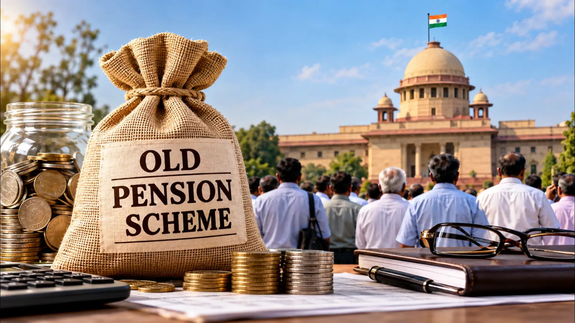 Old Pension Scheme Protest at Rashtrapati Bhavan