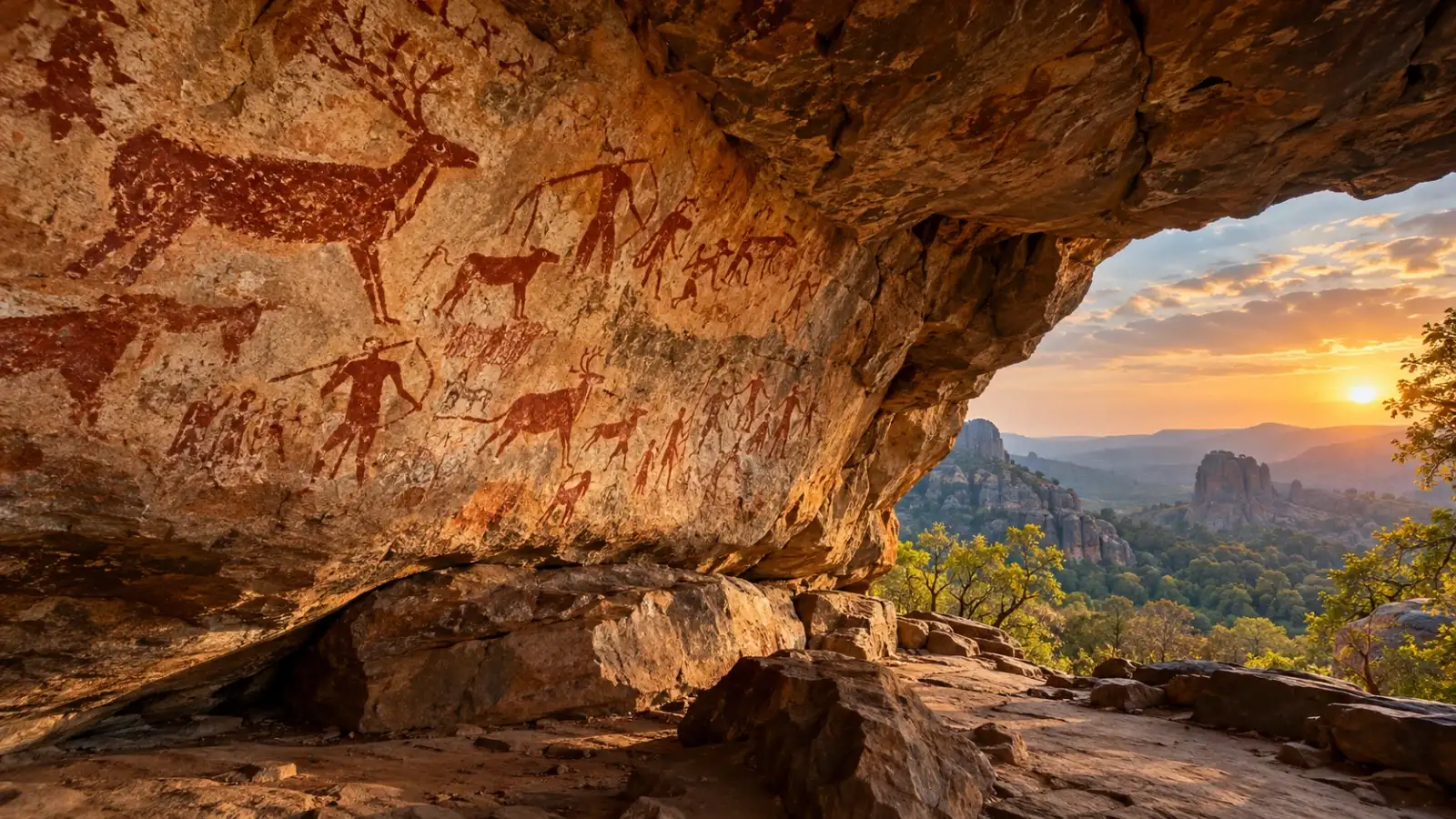 Ancient Rock Paintings in India