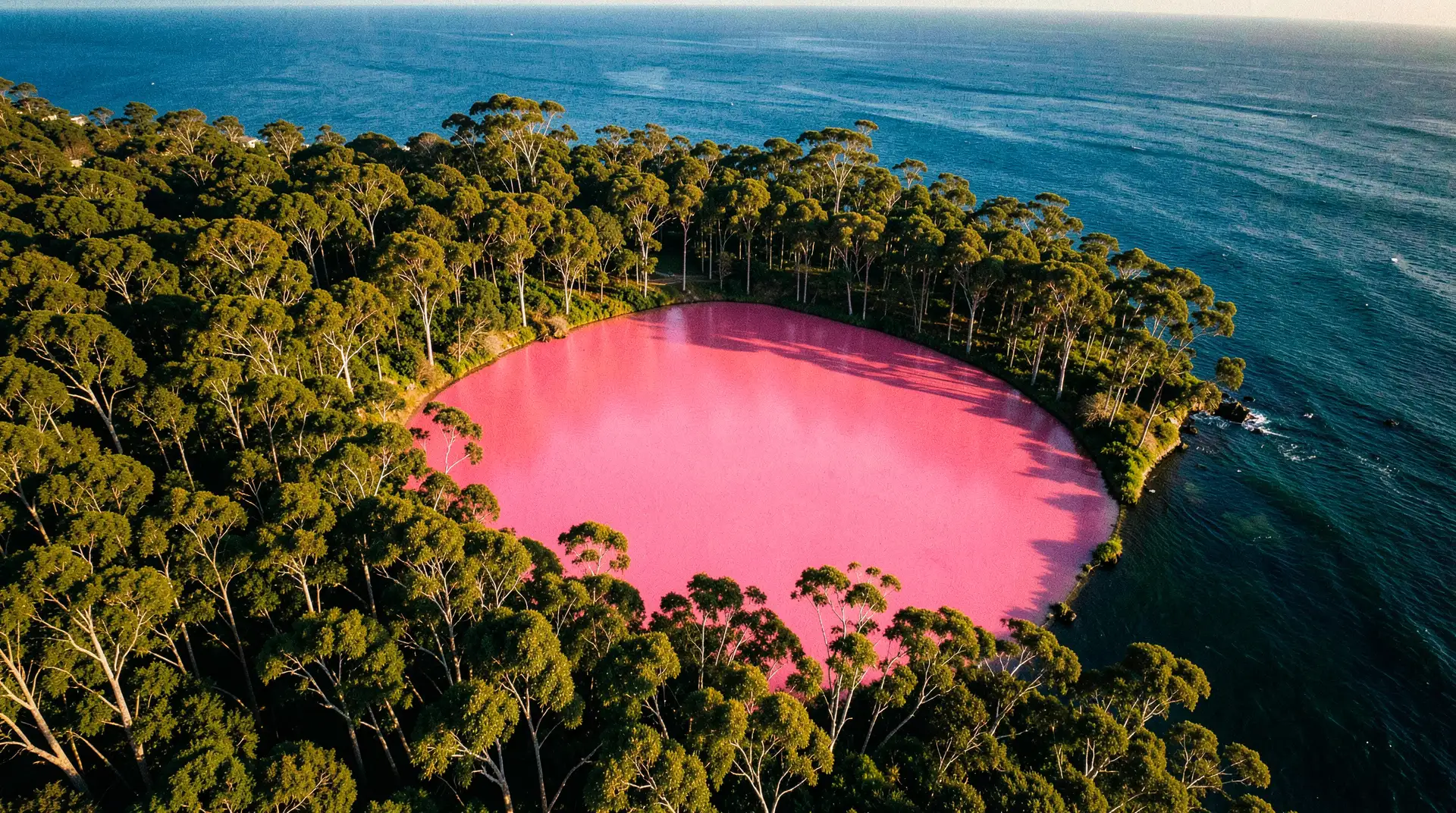 Why Lake Hillier in Australia Is Bubblegum Pink