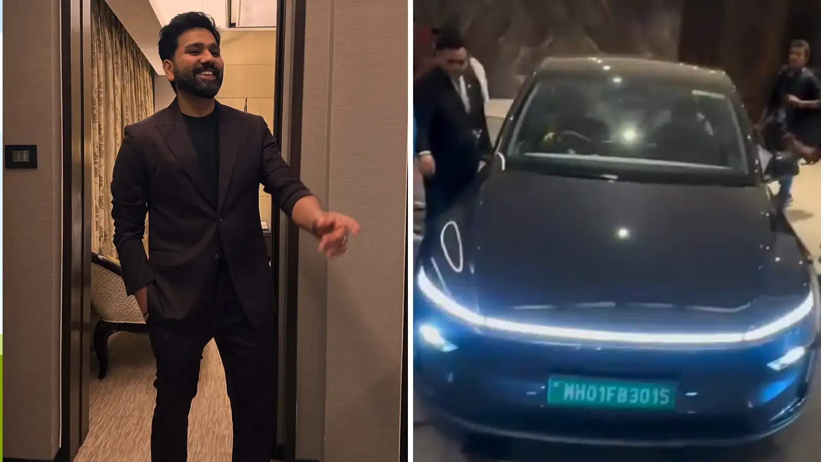 रोहित शर्मा ने खरीदी नई Tesla Model Y कार, बच्चों के बर्थ डेट के नाम पर रखा नंबर प्लेट