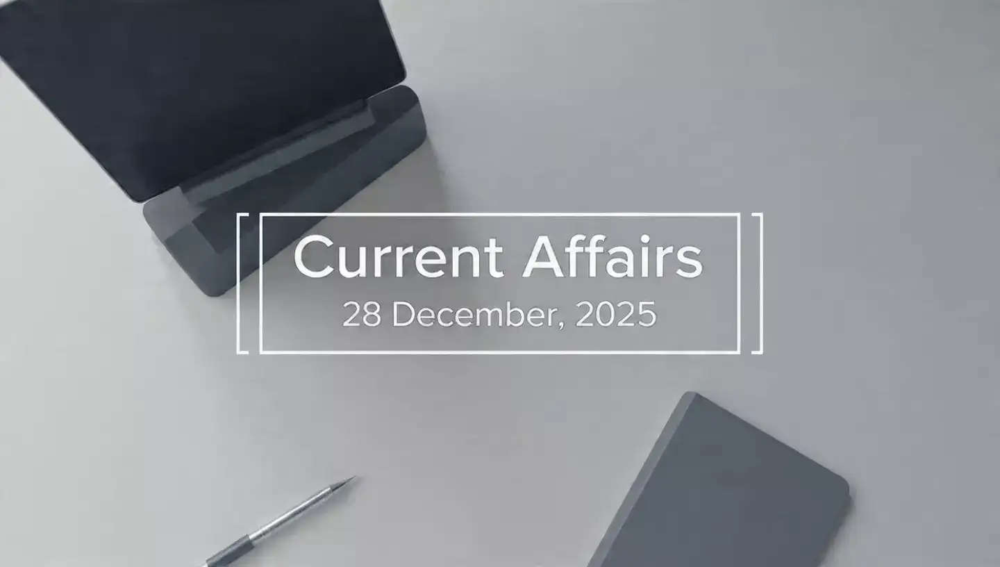 Current Affairs Quiz Today 28 December 2025 Latest GK general knowledge ...