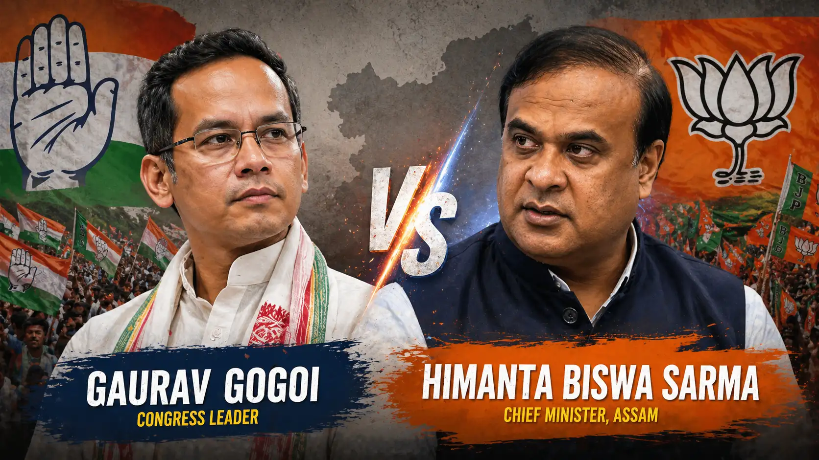 The Battle for the Brahmaputra: Himanta Biswa Sarma vs. Gaurav Gogoi