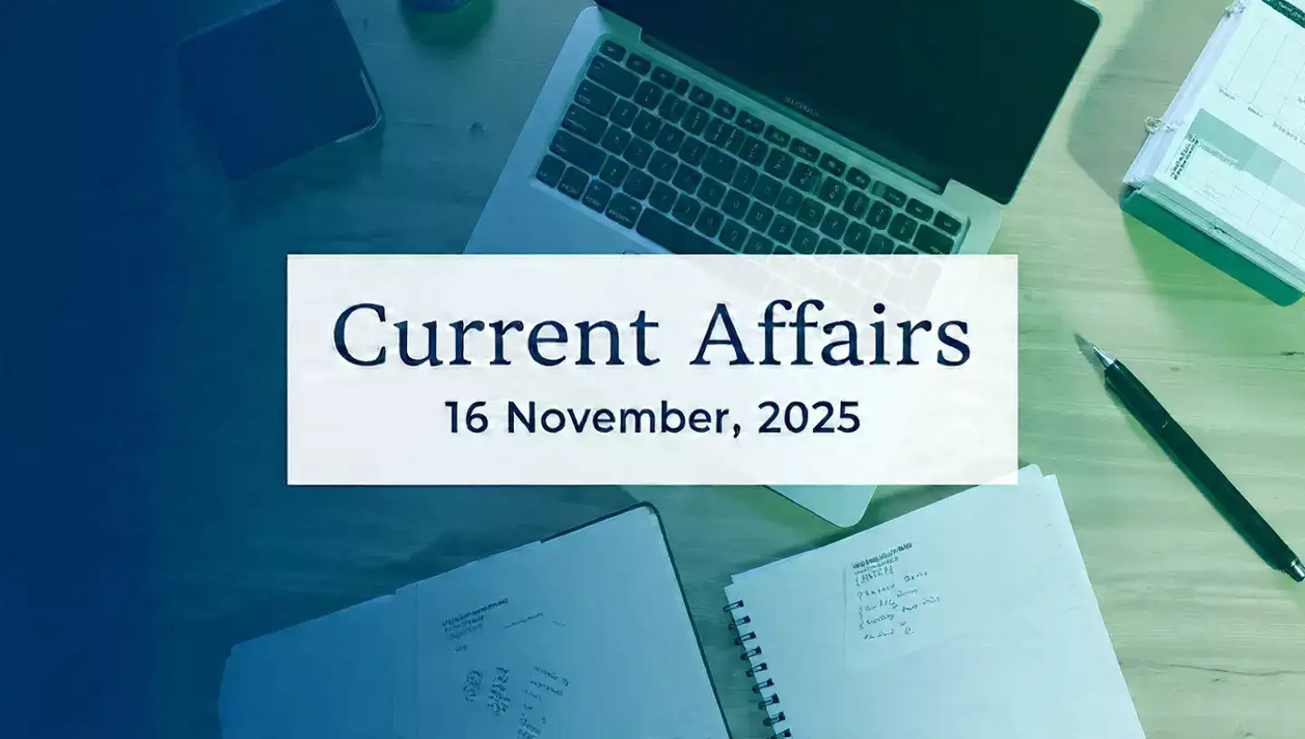 GK Quiz Today 16 November 2025 Latest Current Affairs Questions and Answers