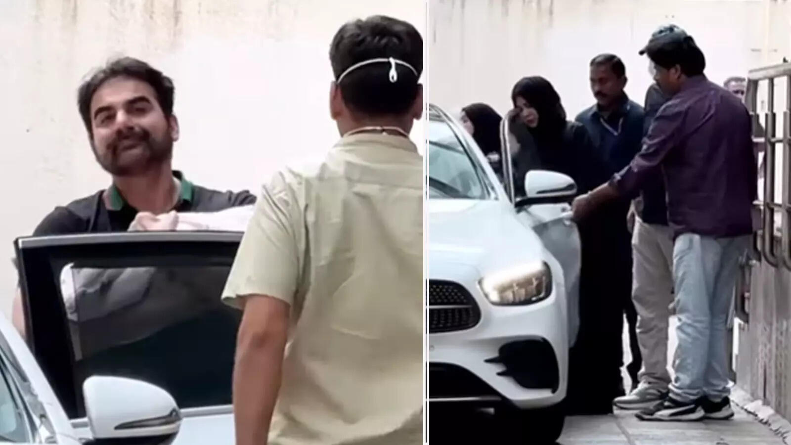 अरबाज खान की बेटी की पहली झलक, सीने से चिपकाए दिखे बाहर, बुर्के में हॉस्पिटल से डिस्चार्ज होकर निकलीं शूरा खान