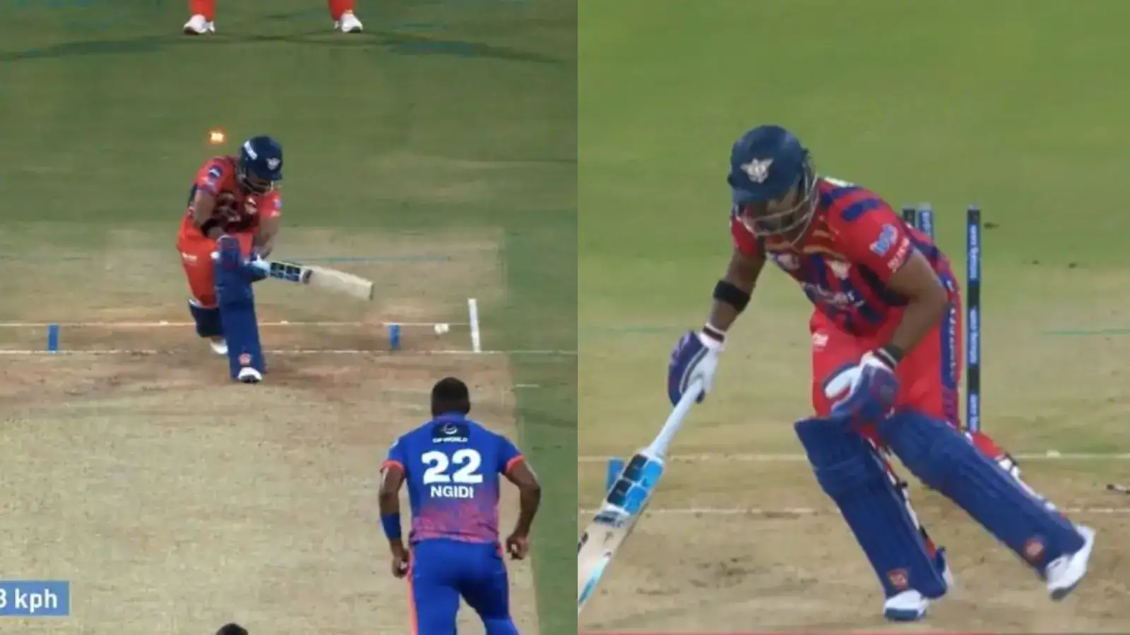 बुमराह जैसी स्लोअर यॉर्कर, लुंगी एनगीडी ने फेंकी इस सीजन की सबसे खतरनाक गेंद, पूरन चारों खाने चित