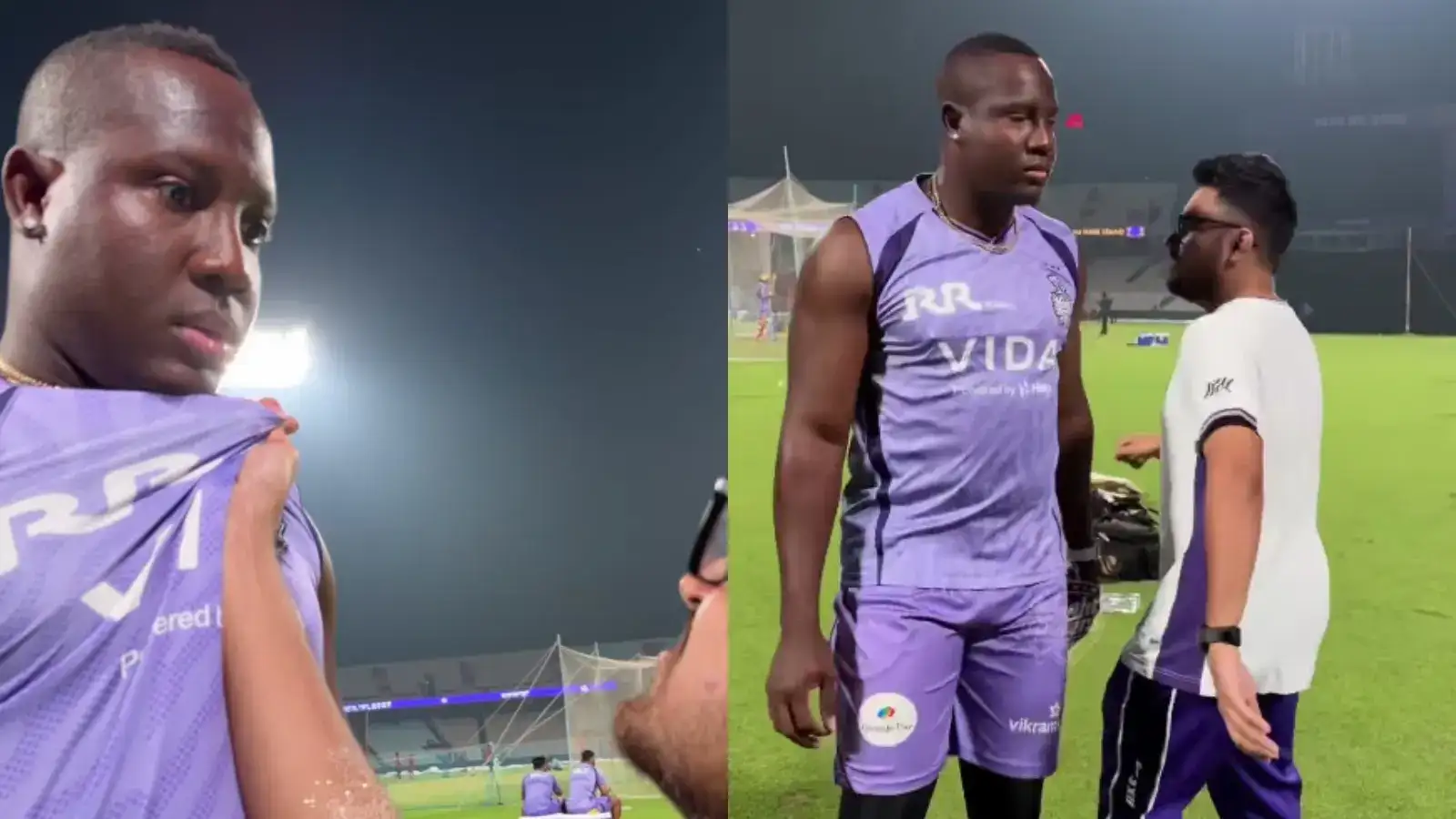 वेस्टइंडीज के पहाड़ जैसे क्रिकेटर का कॉलर पकड़ा, गर्मागर्मी से पहले ट्विस्ट, KKR के प्रैक्टिस सेशन में क्या हुआ?