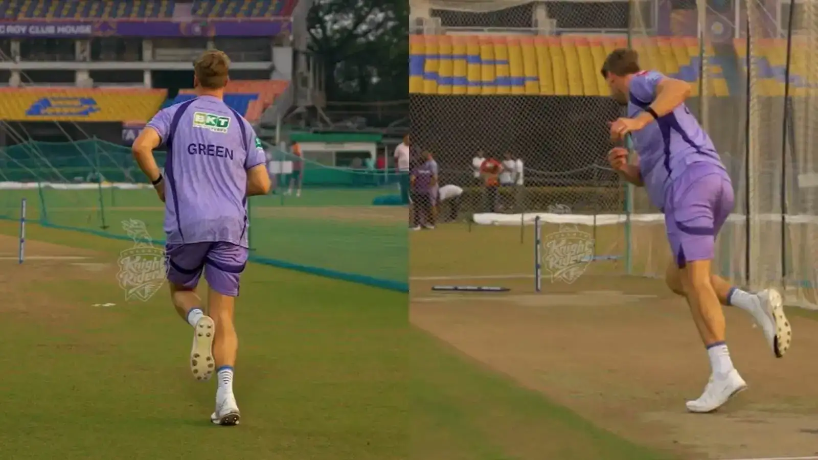 IPL 2026: विवाद के बीच कैमरून ग्रीन ने थामी बॉल, नेट्स पर उड़ाए विकेट