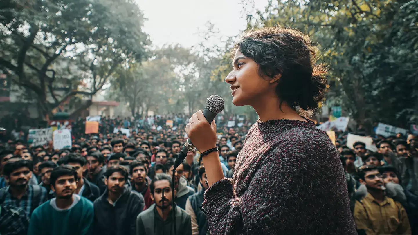JNU Elections 2025 – Left's Grip Slips? ABVP's Surge Steals the Spotlight!