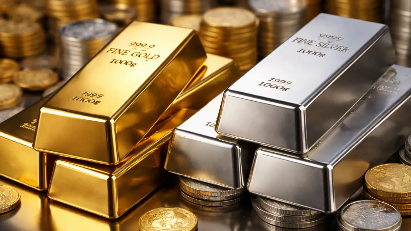 Gold Silver Price Today: सर्राफा बाजार में गिरावट, चांदी ₹2410 टूटी और सोना ₹530 सस्ता, जानिए आज का ताजा भाव