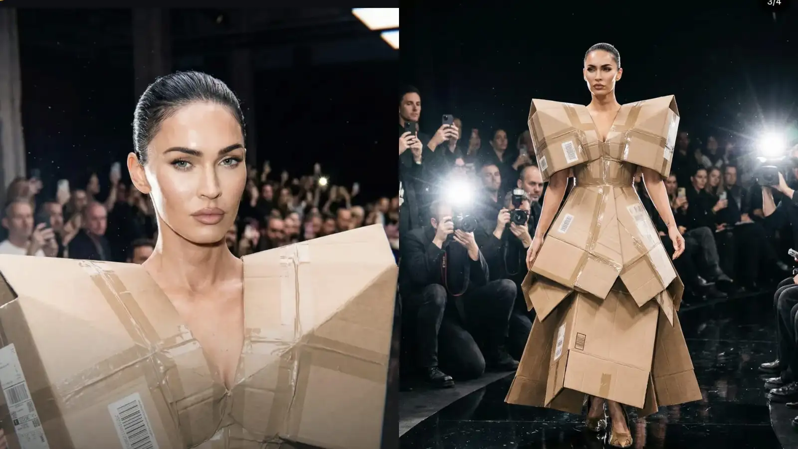 First A Yellow Trash Bag And Now A Shipping Box Dress: BALENCIAGA Back In The News