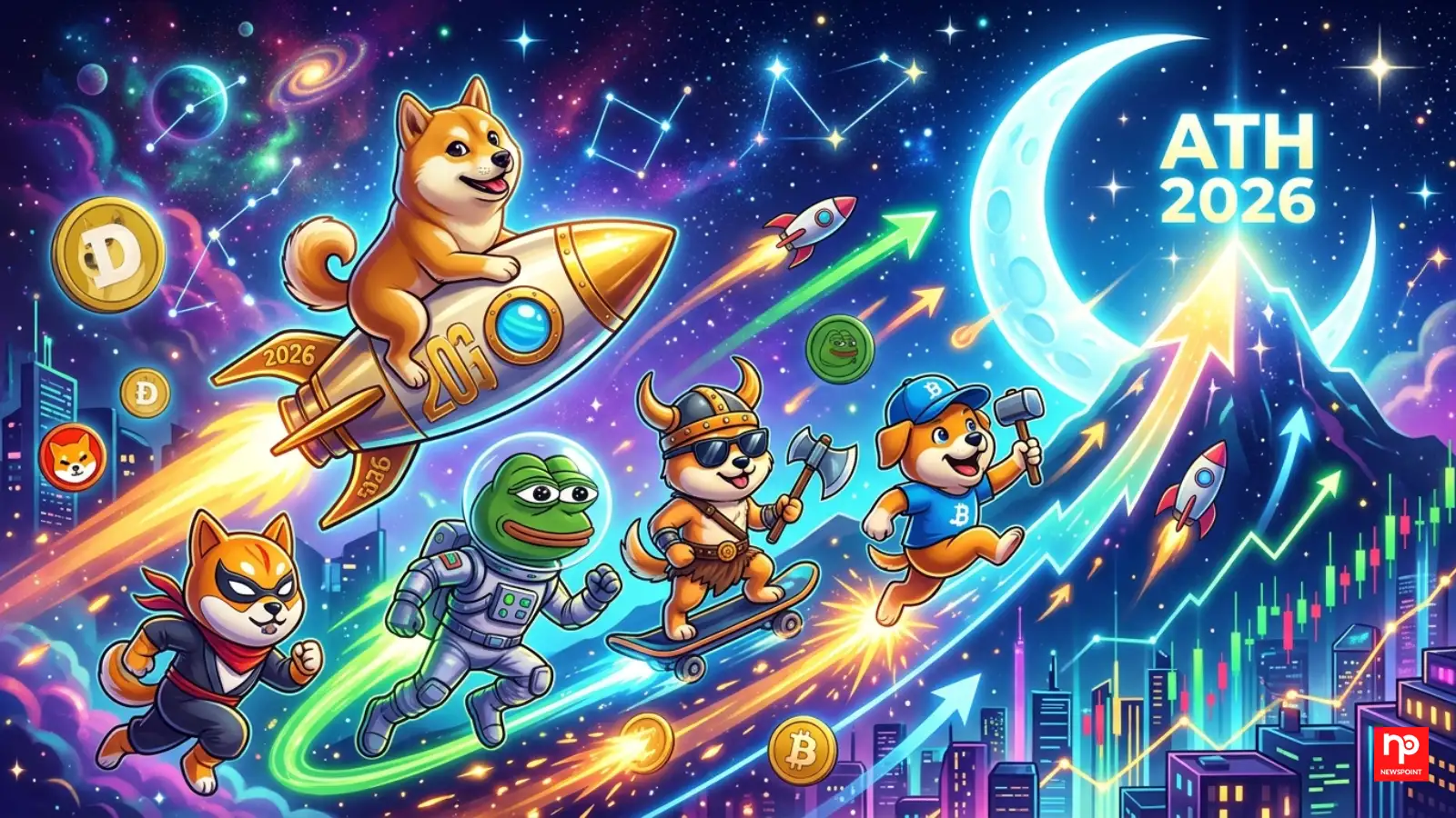 Top 5 Memecoins Poised for Dogecoin-Level Pumps in 2026 Get In Early