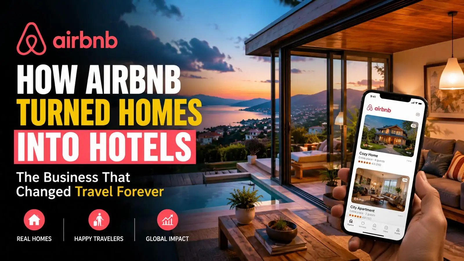 How Airbnb Turned Homes Into Hotels: The Business That Changed Travel Forever