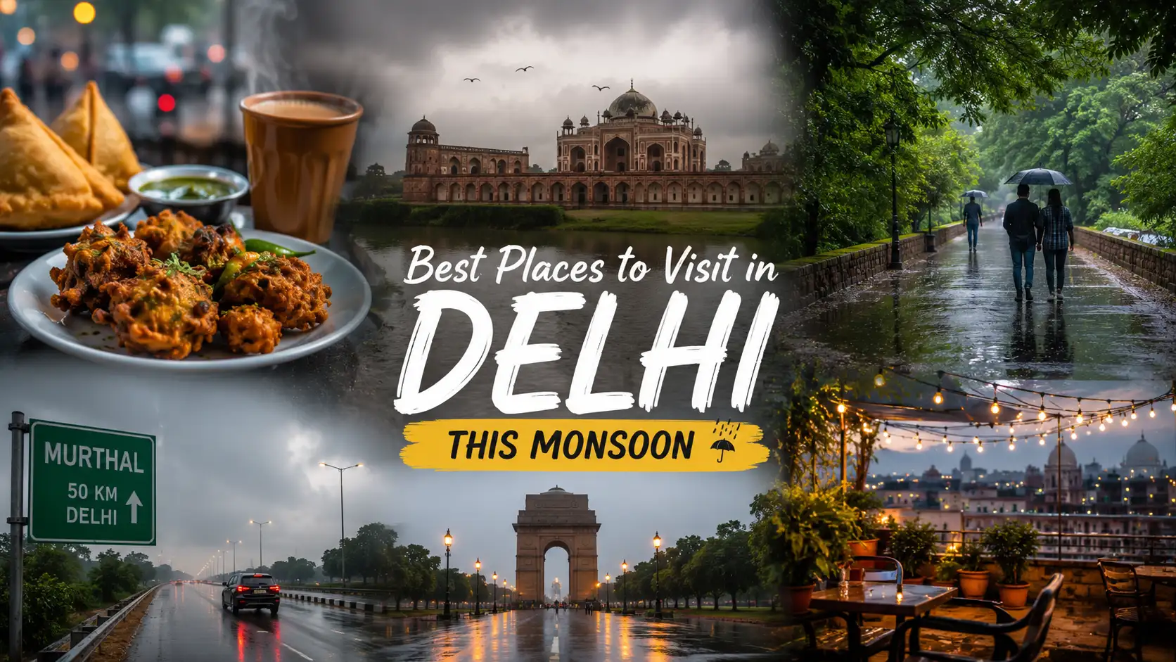 Monsoon in Delhi? These Places Deserve a Spot on Your List