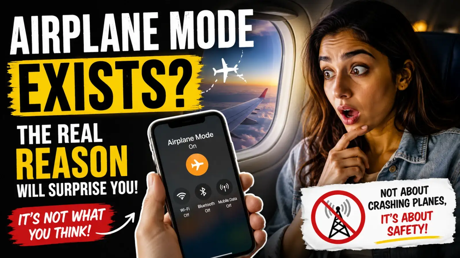 Why Does Airplane plane Mode Exist If Phones Can't Crash a Plane? The Answer Might Surprise You