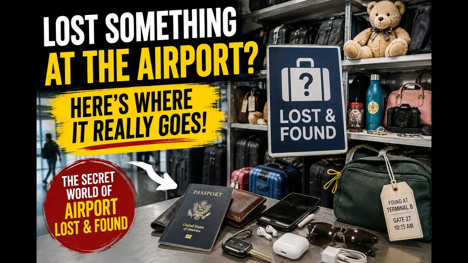 Inside Airport Lost & Found, What Really Happens to the Things You Leave Behind