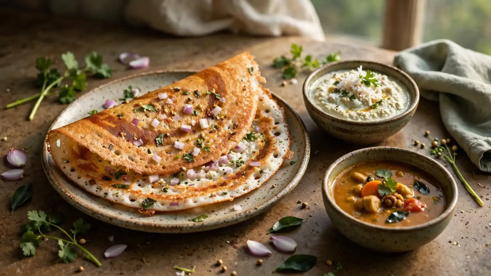 Want a Change From Regular Dosa? Try This Easy Vegetarian Ragi Breakfast