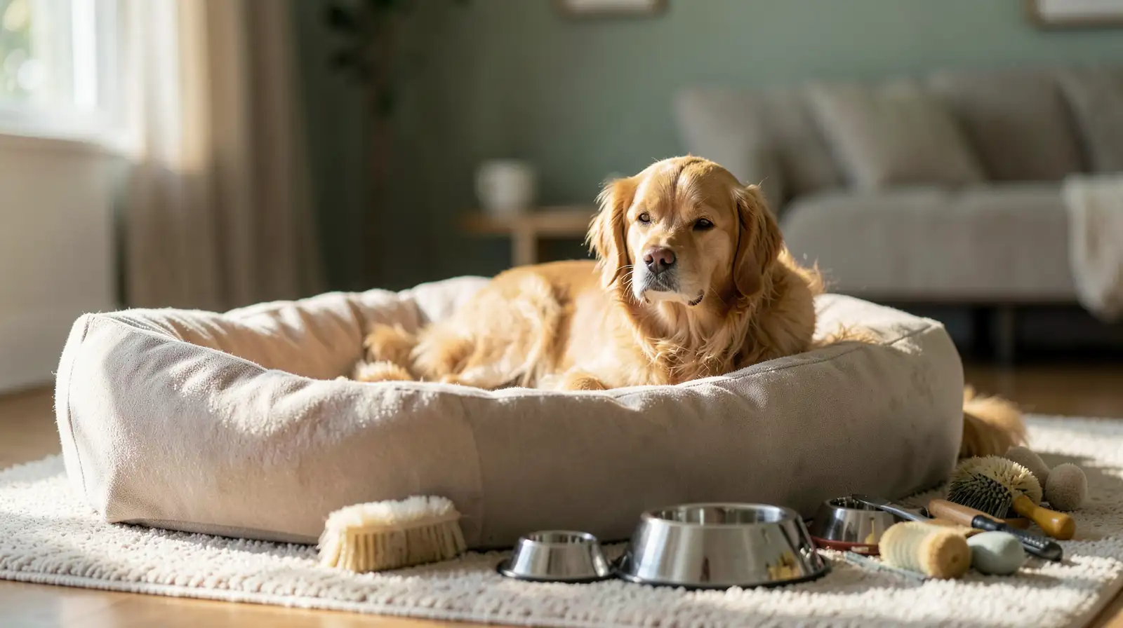 Serene Dog's Cozy Corner