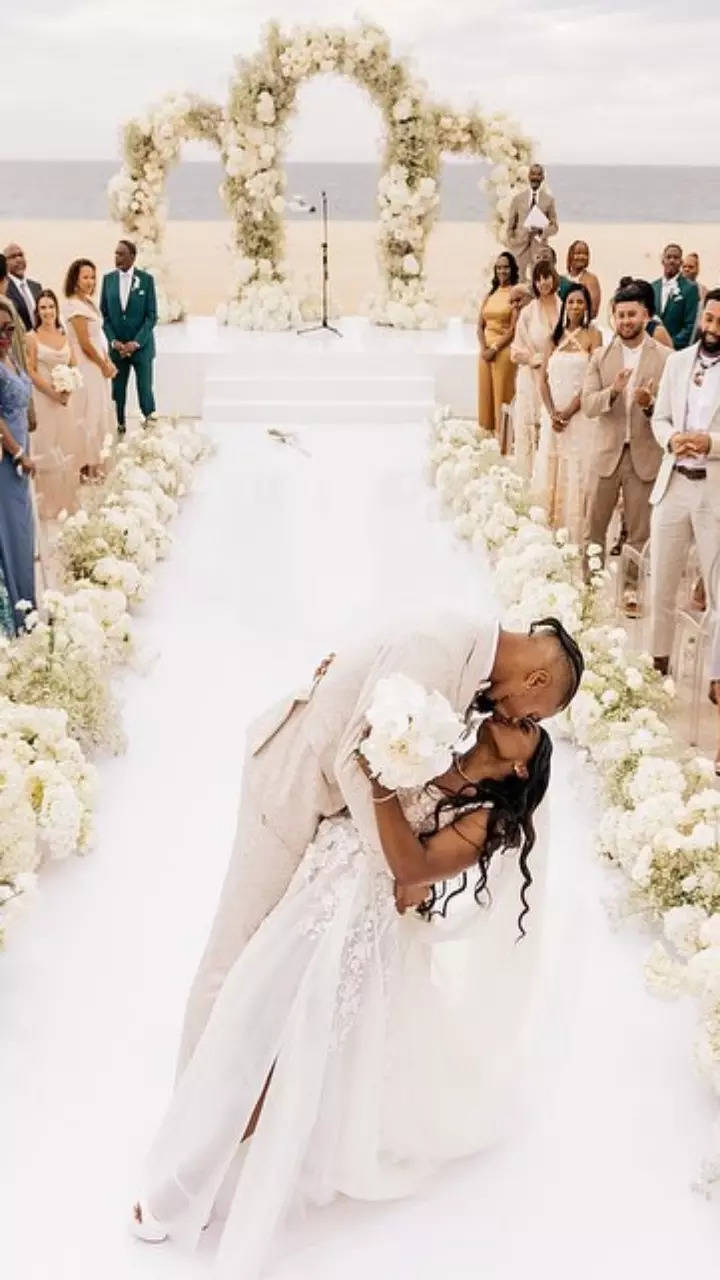 Simone Biles and Jonathan Owens say 'I do,' second time in Mexico wedding