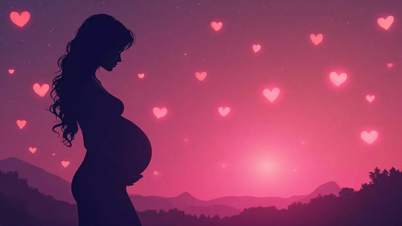 Motherhood journey illustration