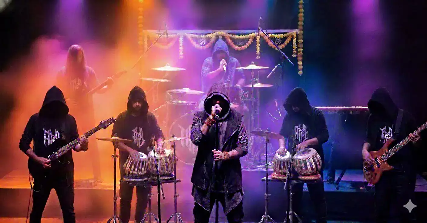 The Bhakti Collective performing