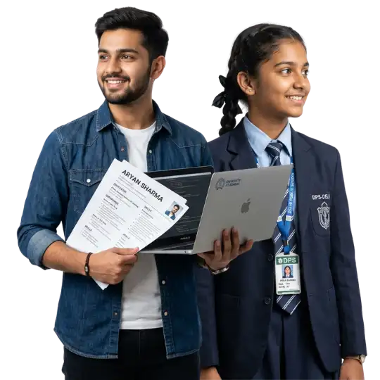 Students exploring career choices