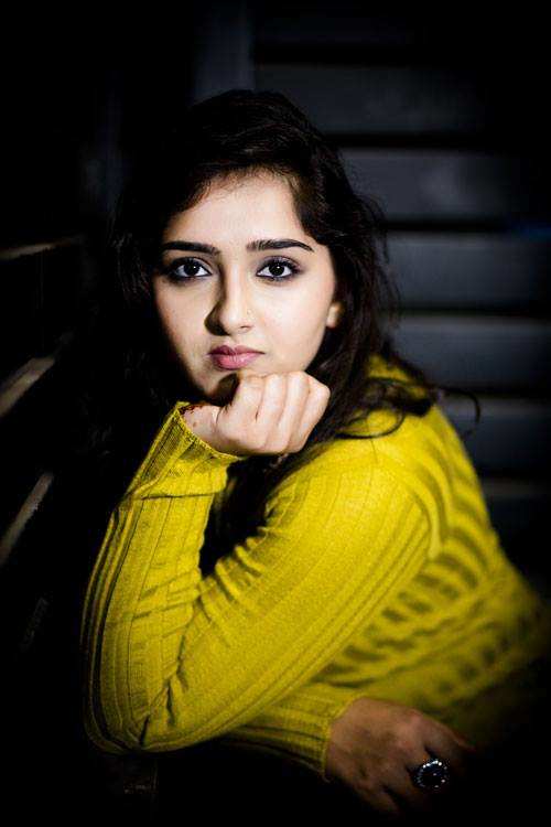 Actress Sanusha In Shooting Spot Unseen Stills