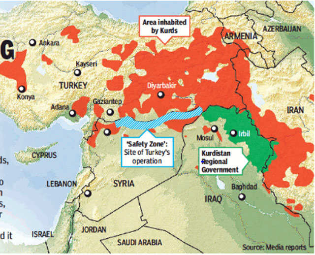 Turkey Kurds Conflict: उत्तरी सीरिया में तुर्की का हमला, कुर्दों से 100 ...