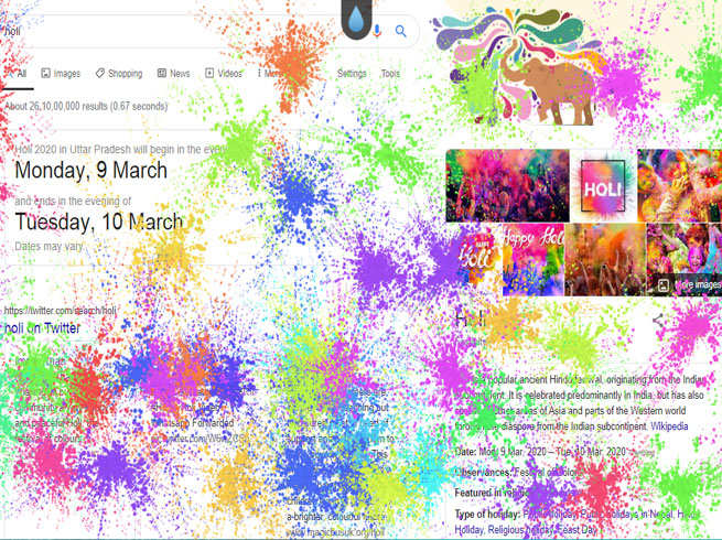 Image result for google-created-unique-trick-to-play-holi