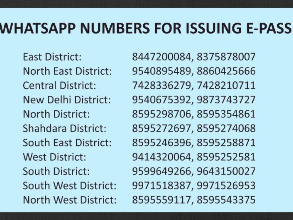 How To Apply For E Pass For Delhi Track The E Pass