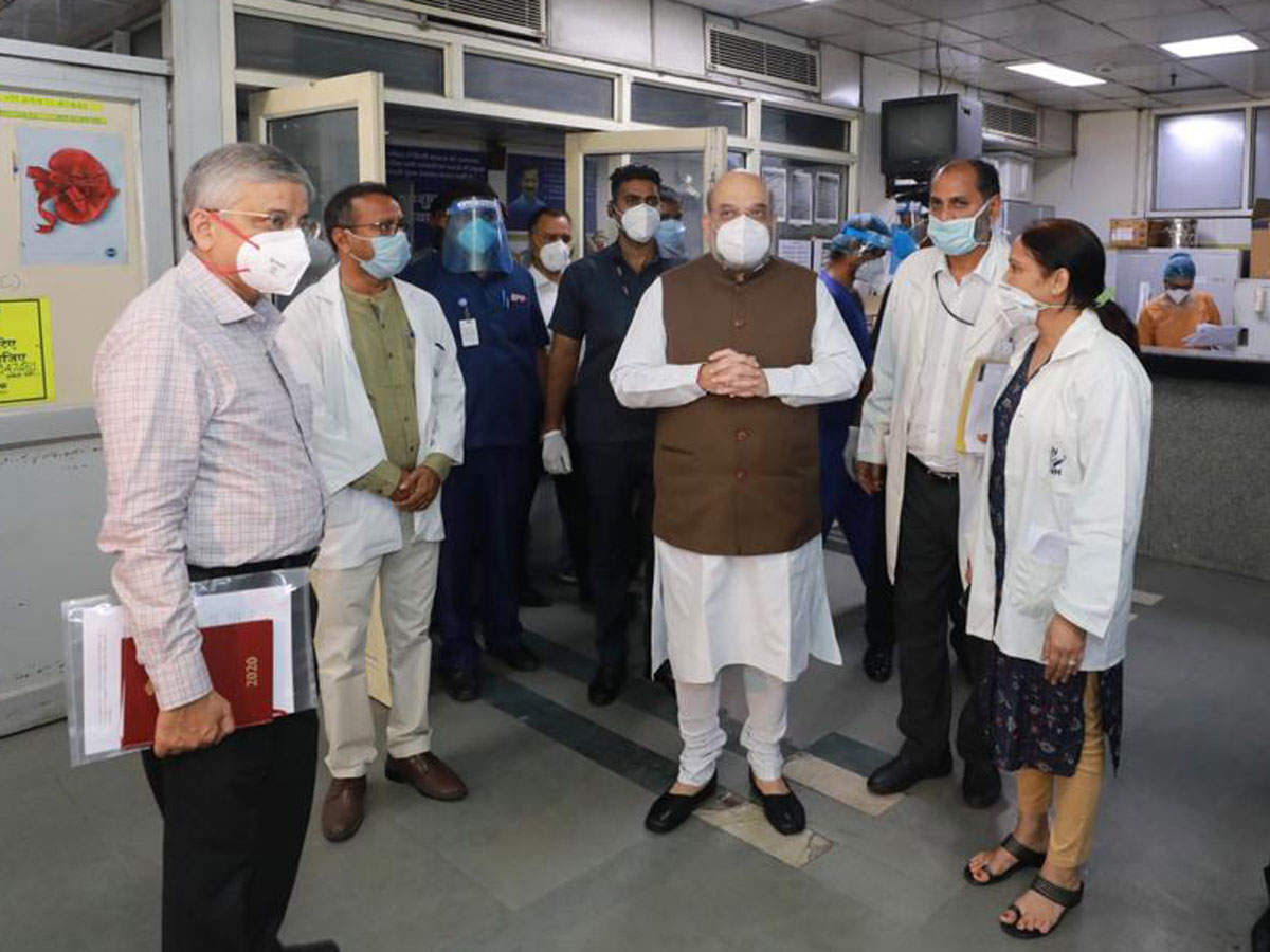 amit shah visit lnjp hospital: amit shah visit lnjp hospital ...