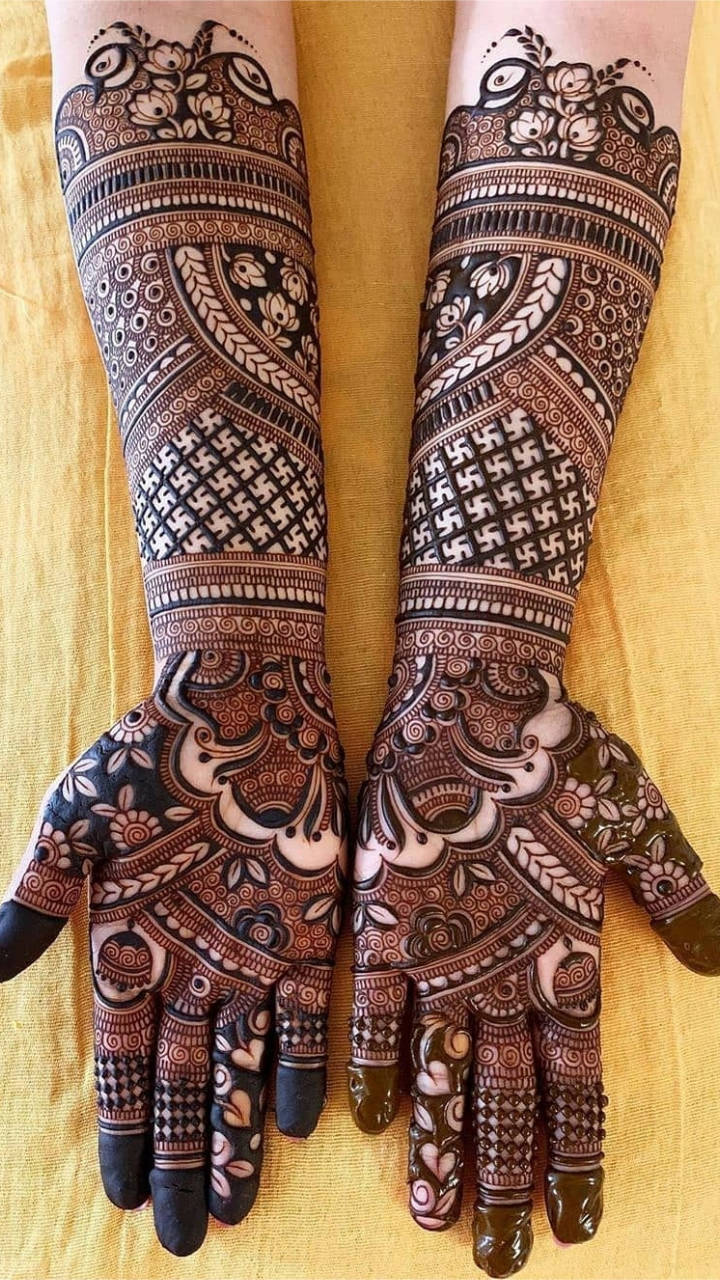 Mehndi Designs for Hartalika Teej 2023: New and Beautiful Indian and Arabic  Mehandi Patterns for Front and Back Hand (Watch Videos) | 🙏🏻 LatestLY