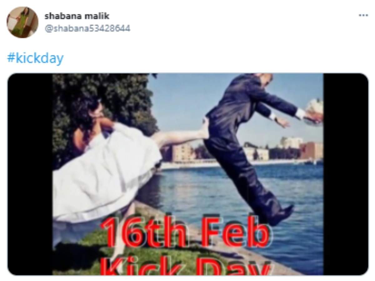 happy kick day, Anti Valentine Week 2021: Kick Day पर बने ...