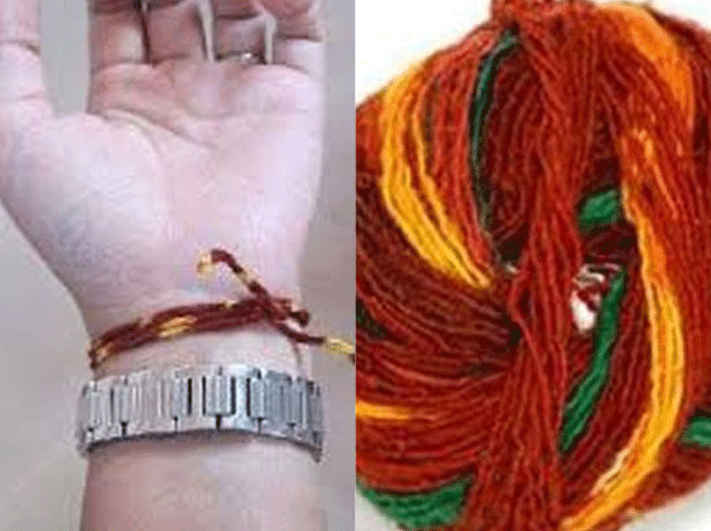 know the scientific reason for kalava on wrist