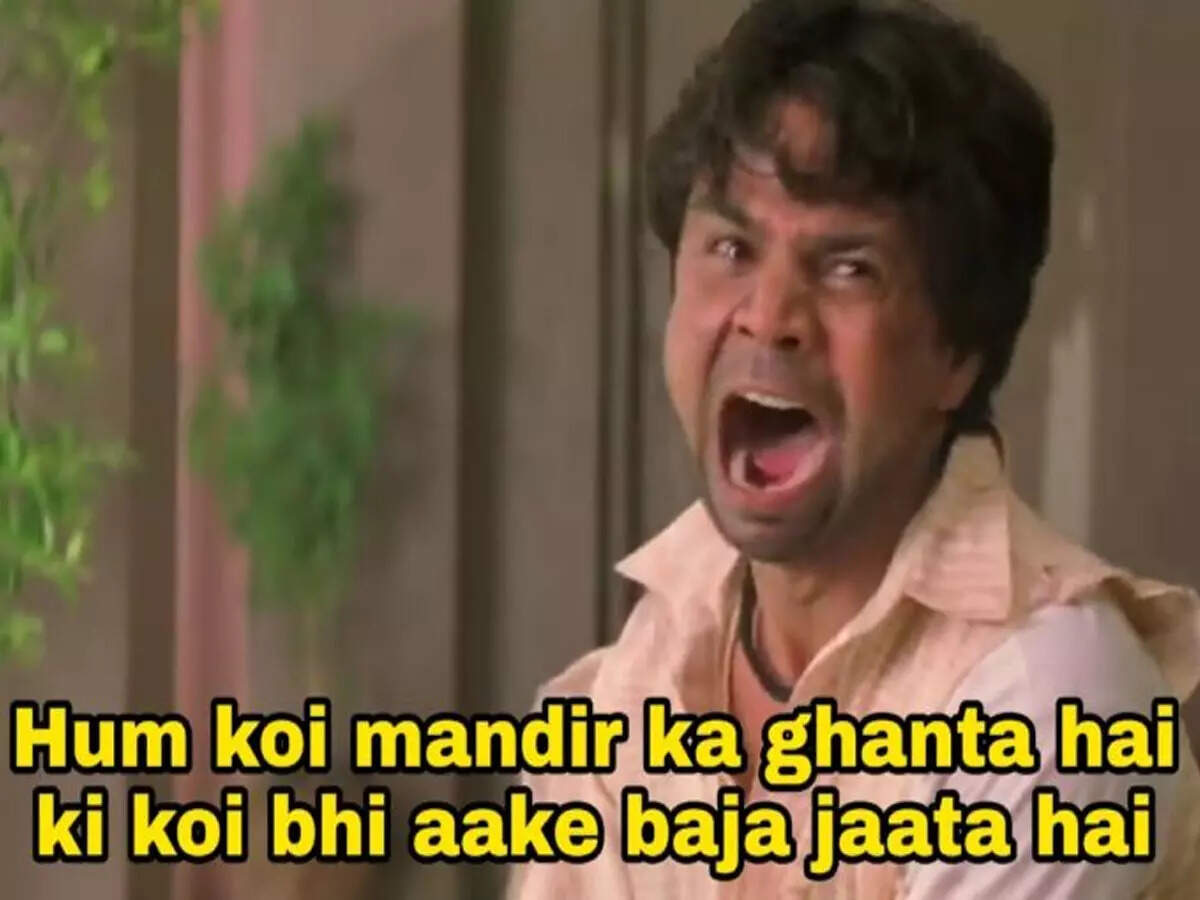 Rajpal Yadav Funny Memes,राजपाल यादव पर बने ये 7 मीम्स जिन्हें कभी नहीं भूलेंगे फैंस! - bollywood actor rajpal yadav top 7 funny memes on social media - Navbharat Times