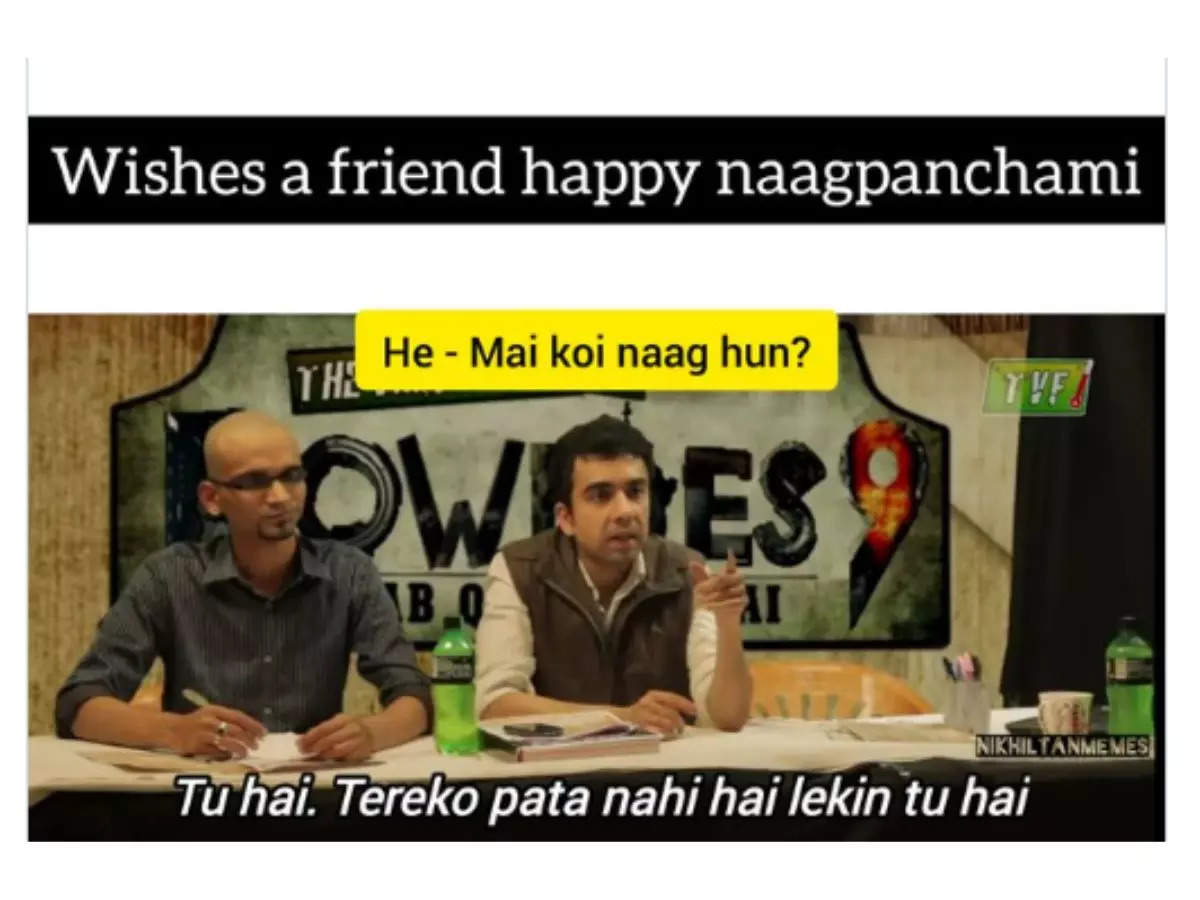 Nag Panchami 2022: नागपंचमी के मौके पर सोशल मीडिया पर फनी मीम्स (memes) की बाढ़, लोगों ने कहा दोस्त को दूध नहीं भेजा क्या