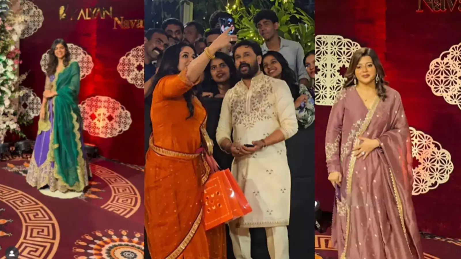 പ്രണവ് ജർമ്മനയിൽ മീനാക്ഷിയും പുറത്താണ്; പൃഥ്വി എത്തിയില്ല; മഞ്ജു ഇത്തവണയും വിട്ടുനിന്നു; താര നിബിഢമായി കല്യാൺ നവരാത്രി