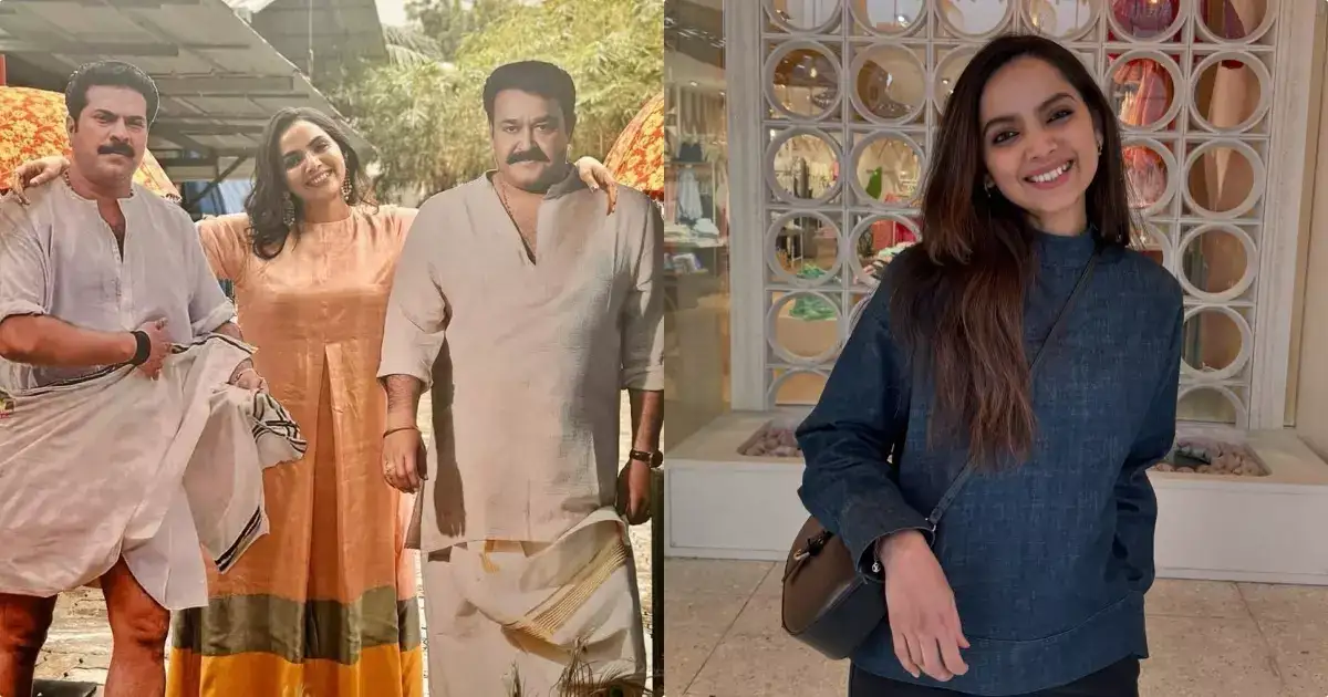 മോഹൻലാലിന്റെയും മമ്മൂട്ടിയുടെയും തോളിൽ കൈയ്യിട്ട് നിൽക്കുന്ന സംവൃത സുനിൽ; മുണ്ട് മടക്കി സൂപ്പർ താരങ്ങൾ, ഇത് പൊളിച്ചെന്ന് ആരാധകർ