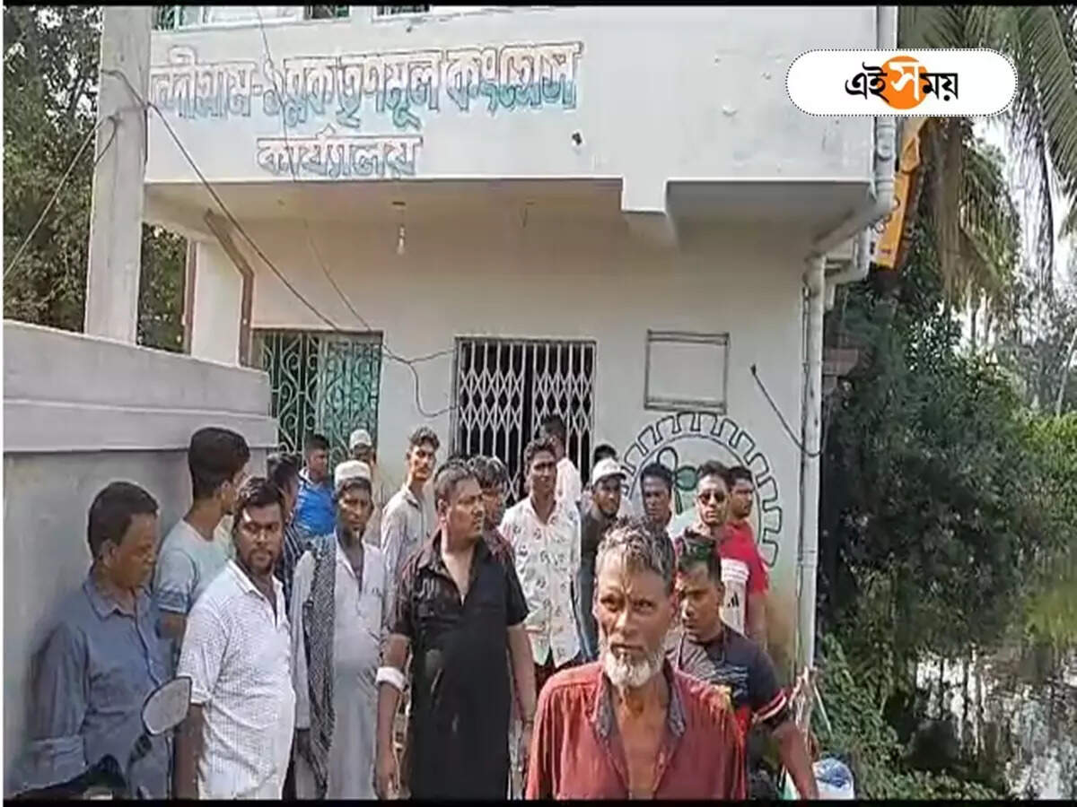 WB Panchayat Election 2023: পরিবর্তনের এপিসেন্টারেই TMC বনাম TMC! গোষ্ঠীদ্বন্দ্বে নন্দীগ্রামে পার্টি অফিসে তালা লাগাল তৃণমূল – some trinamool congress party workers locked their own party office amid panchayat election nomination