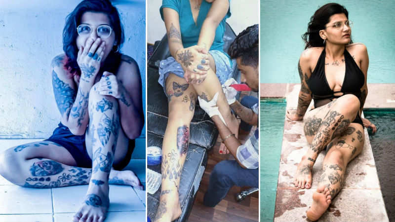 With 103 tattoos, this 21-year-old is India's most tattooed woman -  Hindustan Times