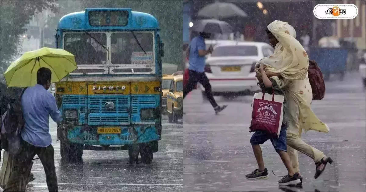 Kolkata Rainfall Forecast,মঙ্গল-বুধ কলকাতা সহ দক্ষিণবঙ্গের একাধিক জেলায় দুর্যোগের পূর্বাভাস, হাওয়া বদল কবে? – west bengal weather forecast 23 july rainfall will continue in south bengal