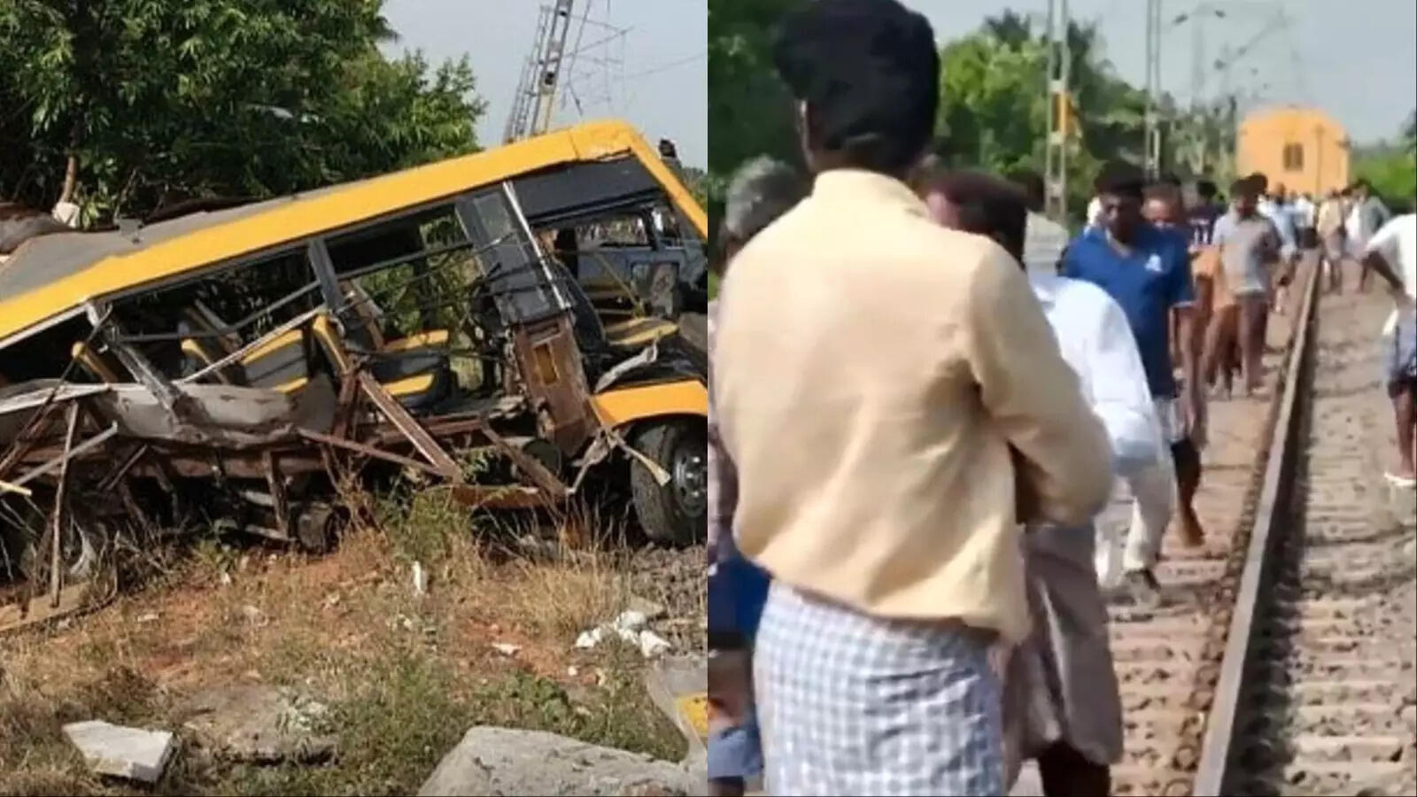 Cuddalore School Van Accident,கடலூர் பள்ளி வேன் விபத்து நடந்தது எப்படி… நேரில் பார்த்தவர்கள் கூறியது என்ன? - cuddalore people explains about train school van accident - Samayam Tamil