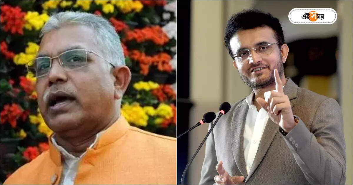 Sourav Ganguly Dilip Ghosh : ‘ইশ্বরের কাছে প্রার্থনা করি…’, মেদিনীপুরে স্টিল প্ল্যান্ট নিয়ে ‘মেগা ঘোষণা’-র পরেই সৌরভ বন্দনা দিলীপের – dilip ghosh says sourav ganguly goes with mamata banerjee in spain for a good cause