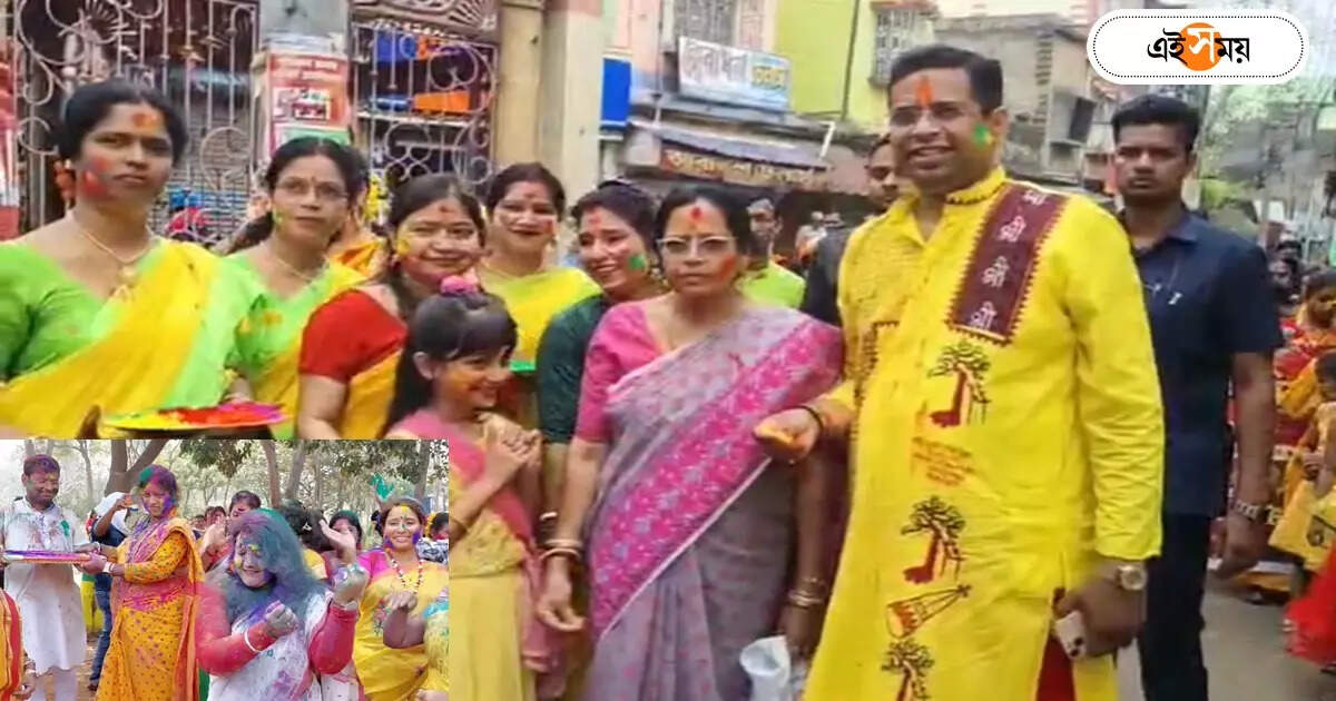 দোলে বর্তমান স্ত্রীকে সঙ্গে নিয়েই প্রচারে সৌমিত্র, অন্য মুডে সুজাতাও! দোলে বর্তমান স্ত্রীকে সঙ্গে নিয়েই প্রচারে সৌমিত্র, অন্য মুডে সুজাতাও!
