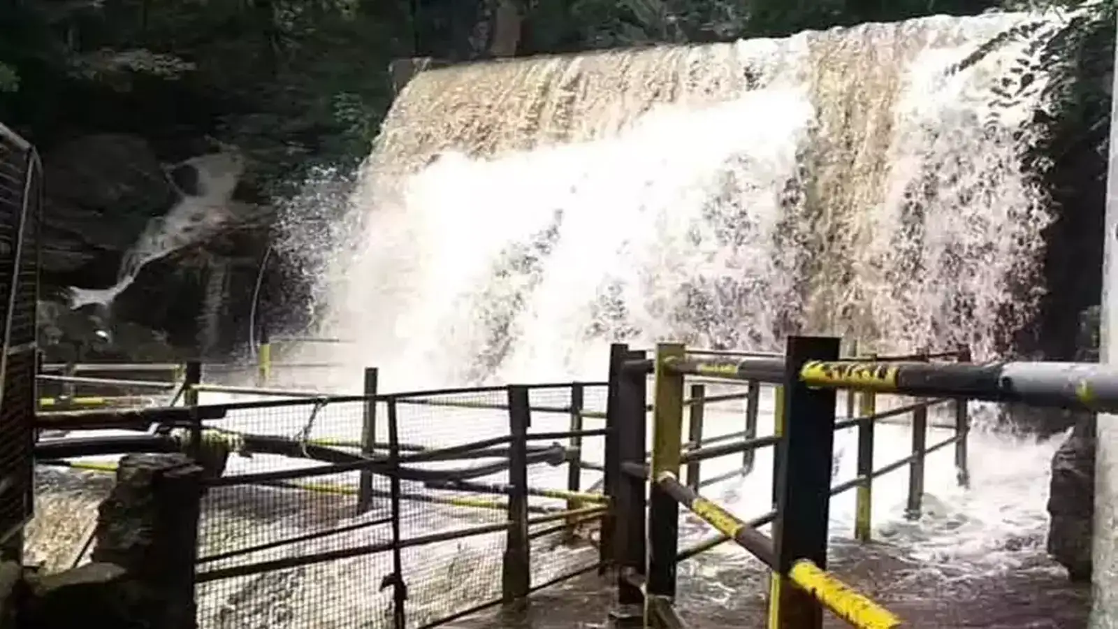 தேனி மேகமலை மற்றும் சுருளி அருவியில் கடும் வெள்ளப்பெருக்கு! சுற்றுலா பயணிகள் செல்ல தடை! 