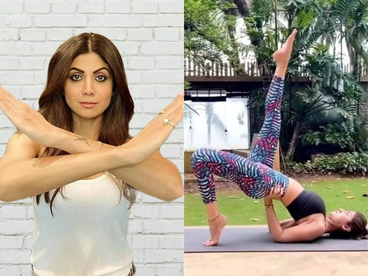 Shilpa Shetty Kundra tries Silk Yoga for the first time and she kills it  like a pro : Bollywood News - Bollywood Hungama
