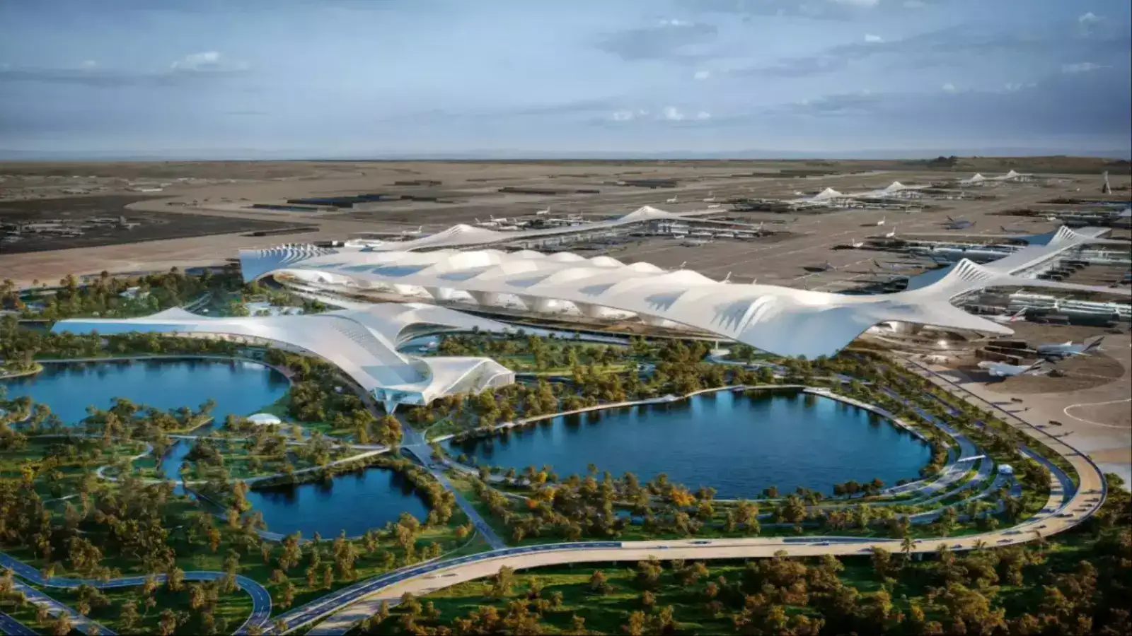 அடேங்கப்பா.. 400 வாயில்கள்.. 5 ஓடுபாதைகள்.. உருவாகிறது உலகின் மிகப்பெரிய விமான நிலையம் ! கொண்டாடித் தீர்க்கும் துபாய் வாசிகள்! 