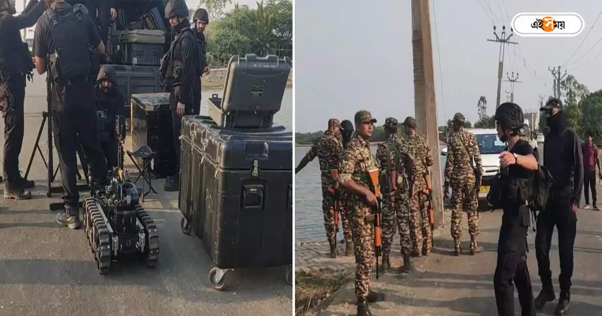 NSG At Sandeshkhali : মাইন ডিটেক্টর থেকে রোবোটিক ডিভাইস দিয়ে অস্ত্রভাণ্ডারের তল্লাশি? সন্দেশখালিতে নামল NSG কম্যান্ডো – nsg commando at sandeshkhali using modern technology for detecting explosives