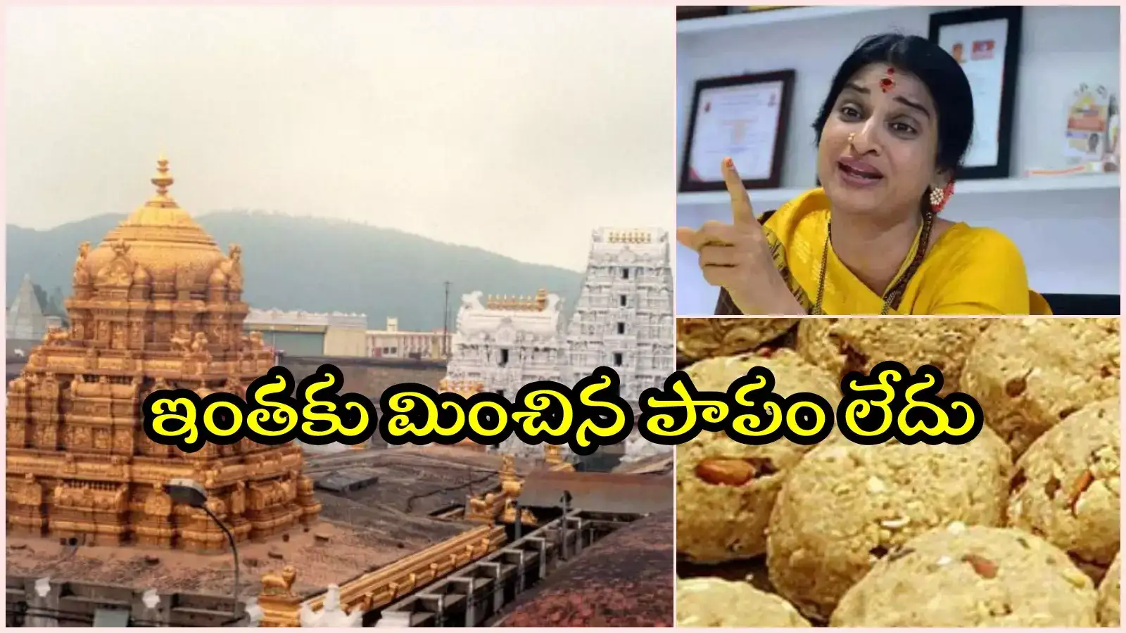 తిరుమల శ్రీవారి లడ్డూ వివాదం.. BJP ఫైర్ బ్రాండ్ మాధవీలత సంచలన కామెంట్స్