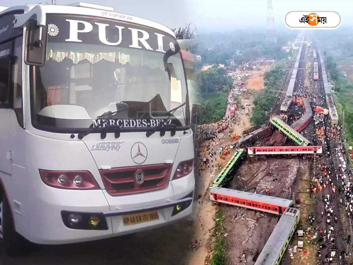 Puri To Kolkata Bus : পুরীতে আটকে, ভরসা বাস ও বিমানে – train cancelled due to odisha train accident many tourist are in trouble to return home from puri